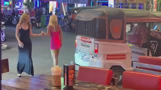 PHNOM PENH NIGHT LIFE Vibrant on street 130  No Tourists [upl. by Aikam]