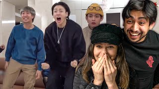 BTS Grammy Nomination Night  EXCITED REACTION [upl. by Ayotan]