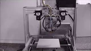 Dual head 3D printer Mechanism [upl. by Treiber]