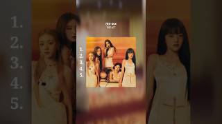 Ranking GIDLEs album HEAT kpop gidle heat ido iwantthat [upl. by Naibaf]