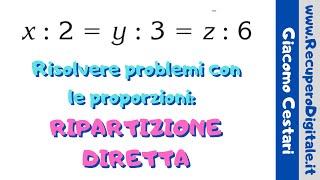 03 problemi di ripartizione diretta [upl. by Filia]