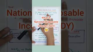 National Disposable Income  Net and gross national disposable income concept nationalincome [upl. by Lesser936]