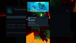 Subnautica Reviews subnautica steam review gamereview games [upl. by Ahtiuqal]