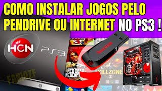 COMO PASSAR JOGOS PARA PS3 VIA PENDRIVE  2023 [upl. by Ecirtak141]