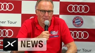 KarlHeinz Rummenigge Mario Götze quotKeine Kommentarequot  FC Bayern München  Borussia Dortmund [upl. by Shalna]