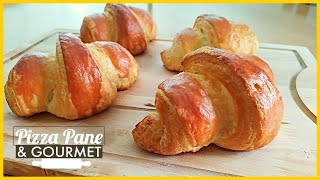 CROISSANT FATTI IN CASA  Ricetta dei cornetti sfogliati di Iginio Massari [upl. by Nnylyt362]