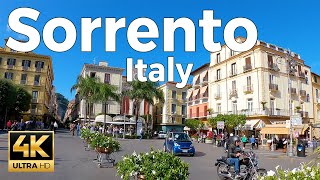 Sorrento Italy Walking Tour 4k Ultra HD 60fps – With Captions [upl. by Marsiella]