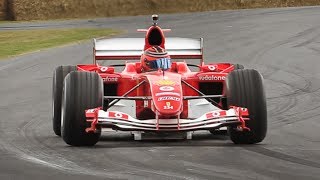 Ferrari F2004 F1 ex Schumacher in Action 30L V10 Engine Melody [upl. by Duntson]