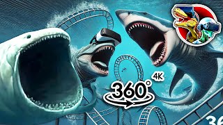 360° Scary Roller Coaster with Bloop  360 video 4K [upl. by Barb]