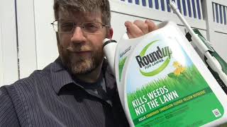 RoundUp for Lawns Review  Before and After  Does It Kill Weeds without Hurting Your Grass [upl. by Attennyl]