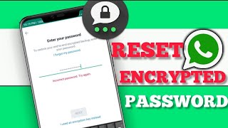 How to Reset Encrypted Password WhatsApp 2024  Recover WhatsApp Encrypted Password [upl. by Ainoek]