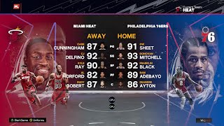 DAY 13 HEAT vs SIXERS [upl. by Phoebe]