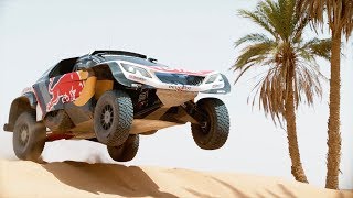 Team Peugeot Total testing their 3008DKR Maxi  Rally Dakar 2018 [upl. by Lenahtan873]