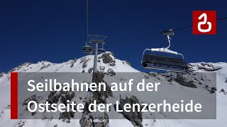 Seilbahnen LenzerheideValbella Ostseite [upl. by Natsirc]