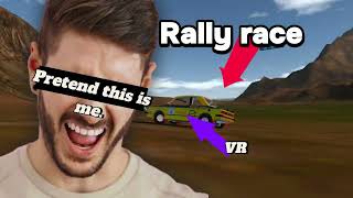 I raced a rally car in VR simple planes [upl. by Menon]