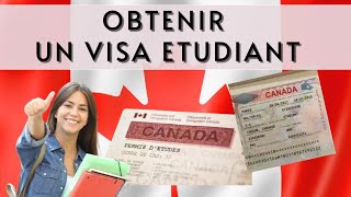 Comment obtenir un visa étudiant Canada  6 étapes [upl. by Eladal]