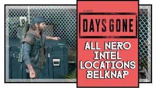 Days Gone All Nero Intel Locations Belknap Region [upl. by Enneirb]