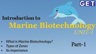 Introduction to Marine Biotechnology  Unit  1  Types Importance amp Uses  Biotechnology  Part1 [upl. by Eberta889]