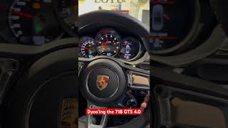 Dyno’ing the 982 718 Boxster GTS 40  Lovely Sound Inside the Cabin [upl. by Ahsienal]