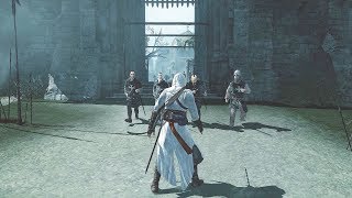 Assassins Creed 1 Legendary Assassin Altair Combat Stealth Kills amp Free Roam [upl. by Arriec]