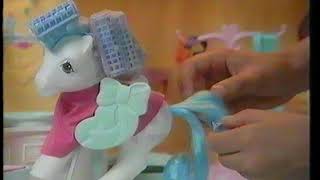 My Little Pony  Crimp and Curl Hair Salon  1988 UK TV Advert [upl. by Aidile220]