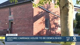 Historic 19th century carriage house in Batavia to be demolished despite community uproar [upl. by Zimmer]