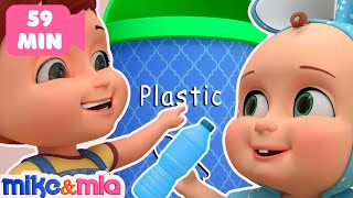 Clean Up Trash Song  Nursery Rhymes  Videos for Babies [upl. by Narih]