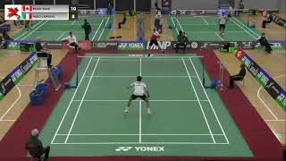 Badminton HighlightsBrian YangDEC 2022 Canadian International Challenge [upl. by Kowatch]