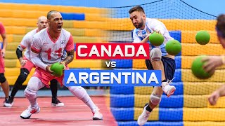 Canada vs Argentina Match Highlights  2019 World Dodgeball Championships  Day 2 [upl. by Klug]