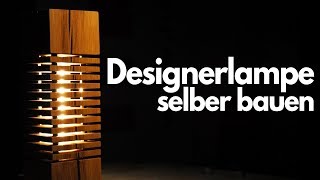 Designerlampe zum selber bauen  Projekt [upl. by Earlene15]