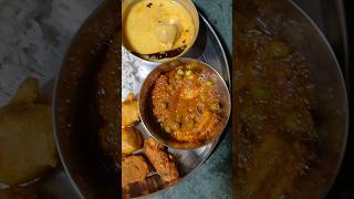 Kadhi chawal thali shorts youtubeshorts food [upl. by Pesvoh]