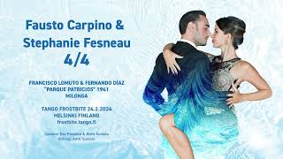 Fausto Carpino amp Stephanie Fesneau 44  Tango Frostbite 2024 [upl. by Giarg]