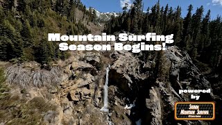 Mountain Surfing Season Begins 2022 fpv sierramountainsurfing sierranevada [upl. by Arikat]