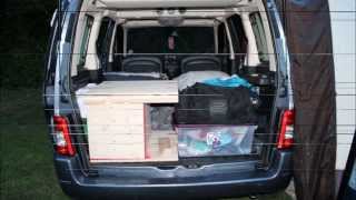 Citroen Berlingo  Single Boot Camper  Camping Trip  Test  Part 2 [upl. by Aydan887]