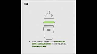 Comotomo Baby Bottle FAQ  How Can I Sterilize The Baby Bottle [upl. by Eirrehs]