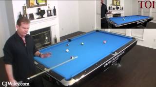 ESPN World Pool Champion Beats the 15 Ball Ghost Using the TOI Billiards System [upl. by Fattal]