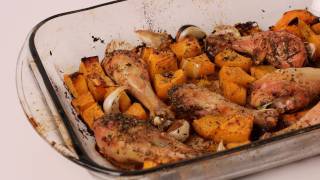 Butternut Squash and Chicken Bake  Recipe by Laura Vitale  Laura in the Kitchen Ep 254 [upl. by Herrmann]