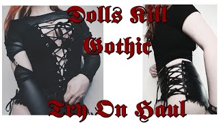 Dolls Kill Try On Haul I Gothic Haul I Mademoiselle Tineoidea [upl. by Guimond763]