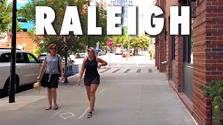 Downtown RALEIGH North Carolina Walking Tour【4K】 [upl. by Eatnoid]