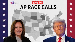 Election results LIVE AP race calls and electoral map 2024 [upl. by Halian]