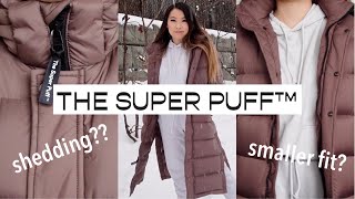 ARITZIA NEW SUPER PUFF REVIEW  New vs Old Version Long  Winter 2021 [upl. by Somerville50]