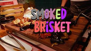 Smoked Brisket  carving Beef Brisket [upl. by Hpeseoj523]