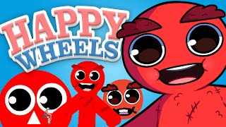 AMAZING MESSYOURSELF LEVELS Happy Wheels Funny Moments [upl. by Allard]