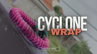 quotCYCLONE WARPquot Paracord Bracelet  easy tutorial ala cakkhil 052 [upl. by Aliak]