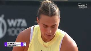 Iga Swiatek Aryna Sabalenka Rzym Final 2024 [upl. by Ecirtal447]