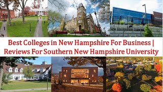 Best COLLEGES IN NEW HAMPSHIRE FOR BUSINESS New Ranking [upl. by Apeed245]