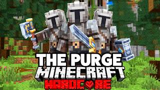 100 Players Simulate a MEDIEVAL PURGE in Minecraft [upl. by Ailisab707]