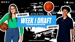 Athletes Unlimited Basketball Season 3 Week 1 Draft Watch Party [upl. by Alexandre413]