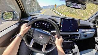 The 2024 Toyota Tacoma Trailhunter is the Top Taco  POV First Driving Impressions [upl. by Teyut]