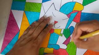 Cubismo para niños  Artes 😊🎨 [upl. by Nosnaj]